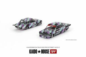 1/64 MINIGT KAIDO HOUSE Nissan Datsun 510 HKS 街道ハウス　日産　ダットサン