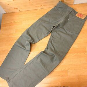 ◎美品！Levi's 517-35 リーバイス 白タブ◆カラーデニムパンツ ブーツカット◆メンズ グレー W31 x L34インチ◆P3231