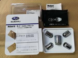  Subaru original wheel lock nut M12 P1.25 McGuard made anti-theft Nissan, Suzuki car also installation possibility 