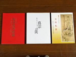 図録 長谷川等伯展 天才絵仏師,みやこを目指す/親鸞と福井,ゆかりの名宝 真宗の美/奈良礼賛 岡倉天心,フェノロサが愛した近代美術 3冊 JA13