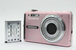 【返品保証】 オリンパス Olympus FE-330 ピンク 5x バッテリー付き コンパクトデジタルカメラ s2399