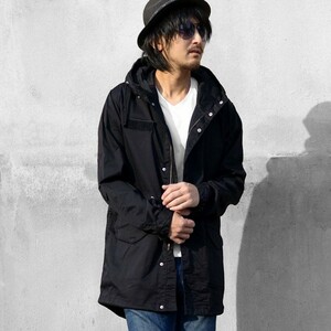  Mod's Coat tsu il stretch material Mod's Coat men's coat military coat 31604 new goods black LL