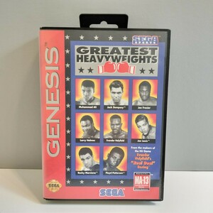 SEGA GINESIS ジェネシス MD メガドライブ 海外版 ソフト GREATEST HEAVYWEIGHTS SEGASPORTS