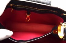 美品 LOUIS VUITTON ルイ・ヴィトン 【カプシーヌMM モノグラム LV ハンドバッグ M42259】トリヨンレザー ノワール×ピンク×ゴールド金具_画像9