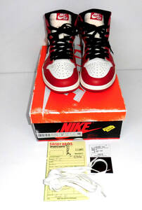 ◆NIKE ナイキ AIR JORDAN 1 HIGH OG LOST＆FOUND CHICAGO エアジョーダン1 シカゴ ロスト&ファウンド 26.5cm DZ5485-612 バーシティレッド