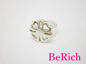 Folifori Follie Flower Flower Motifring Ring 11.5 Серебряный логотип Clover [Используется] BA2109