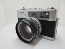 ★ミノルタ MINOLTA 一眼レフ フィルムカメラ HI-MATIC 7s ROKKOR f=45mm 1:1.8 シャッターOK ジャンク品【中古】｛dgs3507｝_画像3