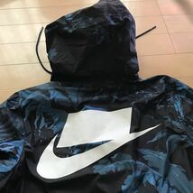 ★美品！NIKE NSW AOP PARKA ボタニカル フィッシュテール コート ナイキ モッズコート レインコート フローラルコート_画像7