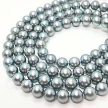 3WAY!!《K18アコヤ本真珠ロングネックレス》N 7.0-7.5mm珠 68.0g 86cm pearl necklace jewelry ジュエリー EC0/ED0_画像1