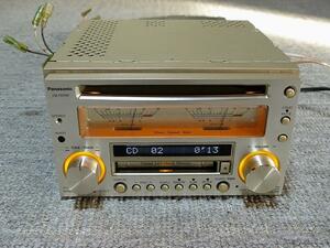 パナソニックのVUメーター付き.CD/MDデッキ.CQ-VX5500Dです