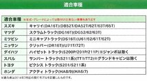 軽トラック専用 スズキ キャリィトラック DA63T DA65T DA16T 等 軽トラ 汎用 撥水 防水シートカバー 運転席 助手席 2枚セット ブラック 黒_画像3