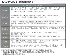 軽自動車 コンパクトカー 普通車 等 ハンドルカバー Sサイズ ファイテン レザー 黒 ディンプル レザー ブラック レザー コンビ_画像4