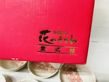 ◇小粋庵 紫式部 遊彩 天ぷら揃い 盛り皿2 取皿5 つゆ差し 薬味皿 未使用◇_画像9