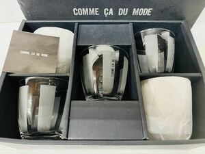 ◇COMME CA DU MODE ガラス製 フリーカップ 5客 未使用◇