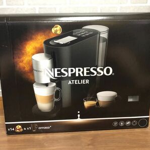 ネスプレッソ カプセル式コーヒーメーカー ネスプレッソ アトリエ S85-BK-W NESPRESSO