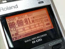 【ジャンク】Roland R-05＜電池接点腐食＞元箱付き ローランド WAVE/MP3 Recorder リニアPCMレコーダー □_画像4