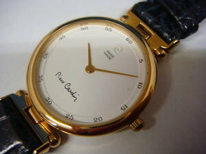 ◆◇546Z【新品】レディ高級スイス製　ピエールカルダンクオーツ腕時計　定価55,000円（動品）◇◆