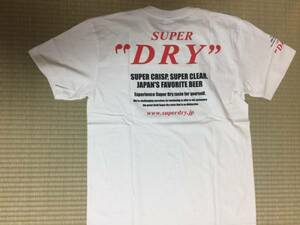 激 レア! 　アサヒ　スーパードライ　非売品　Tシャツ　 Lサイズ　白　Super DRY