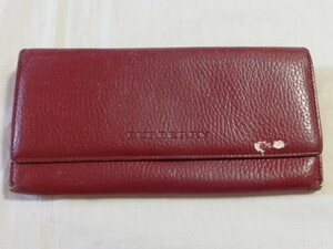 BURBERRY バーバリー 長財布 レザー ピンク 財布