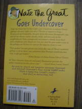 洋書 英語本　ペーパーバック Nate the Great Goes Undercover ぼくはめいたんていシリーズ　Yearling_画像3