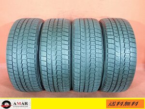 スタッドレス●225/45R18 DUNLOP WINTERMAXX WM02/ 中古★4本 (T-4992A)送料無料/沖縄別途　