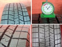 R15●【フリード等：シルバー色】中古ホイール＋スタッド195/60R15 DUNLOP WINTERMAXX 03★4本(TH-4862A)送料無料/沖縄配送不可_画像4