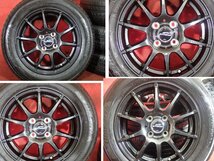 R14●【A-TECH：シュナイダー：ブラック色】中古ホイール＋ラジアル175/65R14YOKOHAMA★4本(TH-4854A)送料無料/沖縄配送不可_画像2