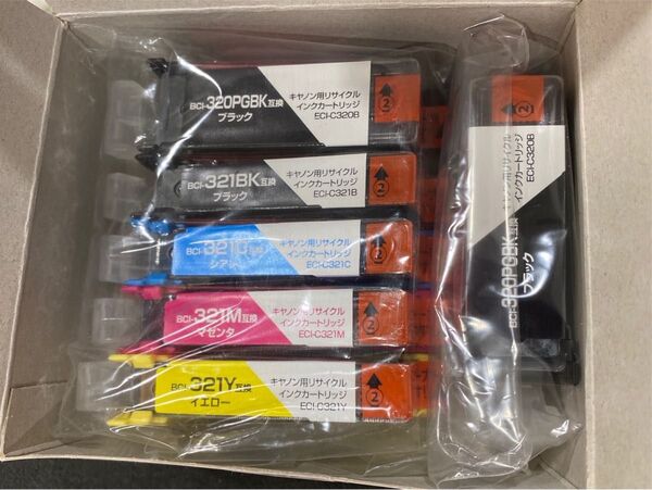 【クーポン適用】【未使用】Canon用インクカートリッジ エコリカ インク インクカートリッジ Canon