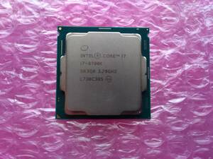 Intel Core i7-8700K 3.7GHz/SR3QR/6C12T/TDP95W/Coffee Lake/LGA1151(Intel第8世代)