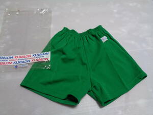 L　 緑　KURALON　短パン　ショートパンツ　体操着　体操服　昭和レトロ　未使用