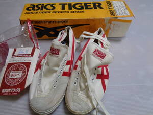 26,5cmonitsuka Tiger волейбол обувь Showa Retro Vintage не использовался плесень пятна! [ осмотр Asics Tiger