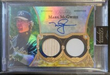 2022 TOPPS DYNASTY DUAL 直書きAUTO 3/5　MARK McGWIRE ATHLETICS_画像1