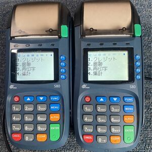 PAX S80 EMV NFC Credit Card Machine2個セット
