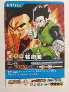 ドラゴンボールZ データカードダス 超カードゲーム DB-828-Ⅱ 孫悟飯 2007年 当時物 カードダス 爆烈インパクト グレートサイヤマン