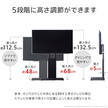 【新品未開封・送料込】 NAKAMURA ナカムラ EQUALS イコールズ 壁寄せテレビスタンド WALL V2 ロータイプ ウォールナット 2020年モデル_画像6