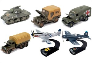  Johnny Lightning JHONNY LIGHTNING Korean War set B(6 kind go in )