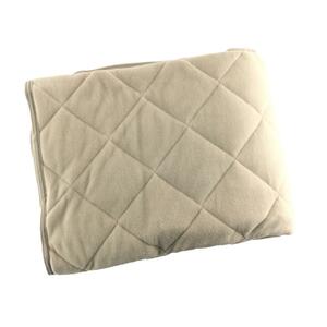  pad sheet micro fleece single width 100x205cm oak beige winter 