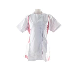  Le Coq s Porte .f stand collar color scheme switch s Club le coq sportif nursing . nursing .L size white x pink postage 250 jpy 