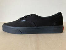 27cm バンズ オーセンティック VANS AUTHENTIC BLACK/BLACK US9/27cm VN000EE3BKA_画像3