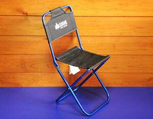 LOGOS 7075 トレック チェア 背付 ロゴス 軽量 椅子 超々 ジュラルミン UL ブルー