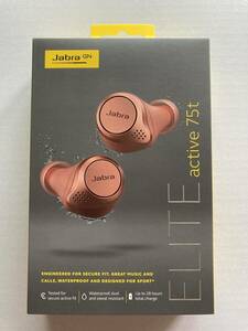 ★Jabra★Elite Active 75t★ジャンク★シエナコーラル★IP57★ジャブラ★完全ワイヤレスイヤホン★アクティブノイズキャンセリング★