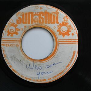 reggae035☆Sunshot「Keith Poppin / Who Are You」「Sunshot Band / Dub Heavier Than Lead」