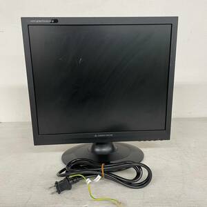 【グリーンハウス】 17型 スクエア 液晶ディスプレイ モニター ブラック GH-LCS17C-BK 2018年製