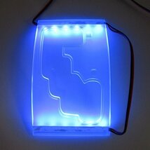 アルファード ヴェルファイア 30系 用 LED シフトゲートイルミネーション　ブルー カスタム パーツ_画像2