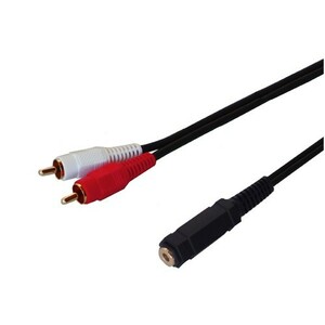  Fuji parts audio cable 3.5mm stereo minnie RCA conversion cable 1.5m FVC342A