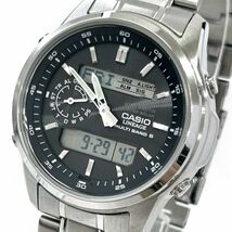 CASIO カシオ LINEAGE リニエージ 腕時計 タフソーラー 電波ソーラー LCW-M300D-1A アナログ カレンダー シルバー コレクション 動作確認済_画像1