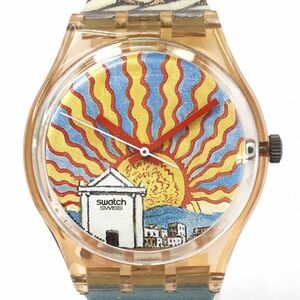 SWATCH スウォッチ 腕時計 クオーツ おしゃれ 個性的 アート イラスト ヴィンテージ コレクション コレクター 新品電池交換済 動作確認済