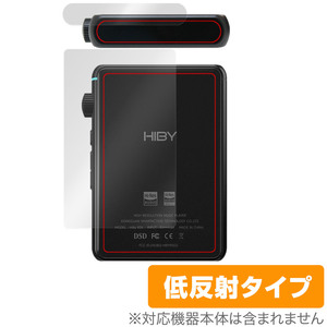 HiBy R3 II 上面 背面 保護 フィルム OverLay Plus ハイビー デジタルオーディオプレーヤー用保護フィルム 本体保護 さらさら手触り低反射