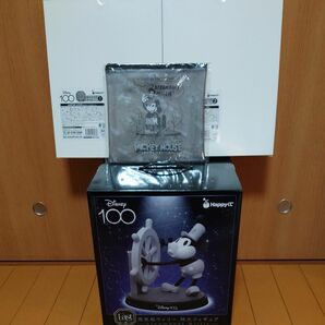 Happyくじ Disney100 ラスト賞 蒸気船ウィリー特大フィギュア C賞 E賞セット