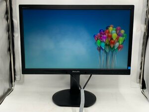 中古　24インチ　液晶モニター PHILIPS 241B4L　VGA（アナログ） DVI-D（デジタル、HDCP） DisplayPort x1